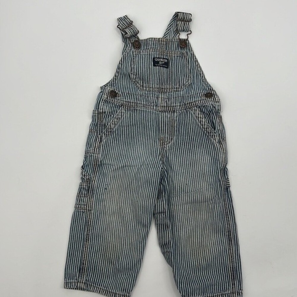 Osh Kosh Pinstripe Overalls 18 months